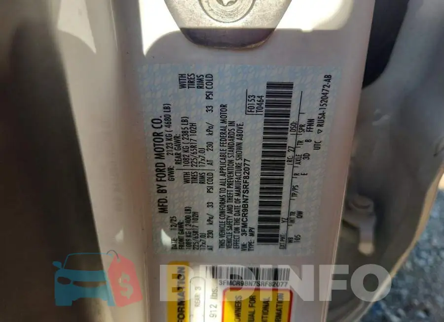3FMCR9BN7SRF82077 Photo# 13