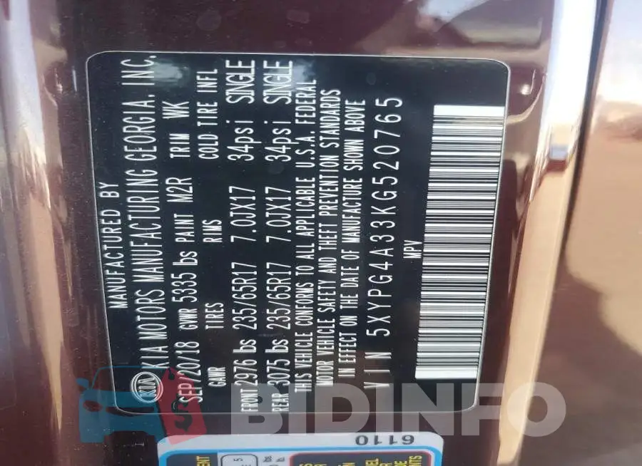 5XYPG4A33KG520765 Photo# 13