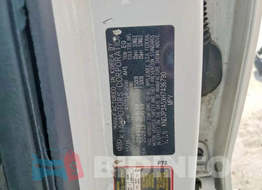 KNDJP3A5XH7436790 Photo# 13