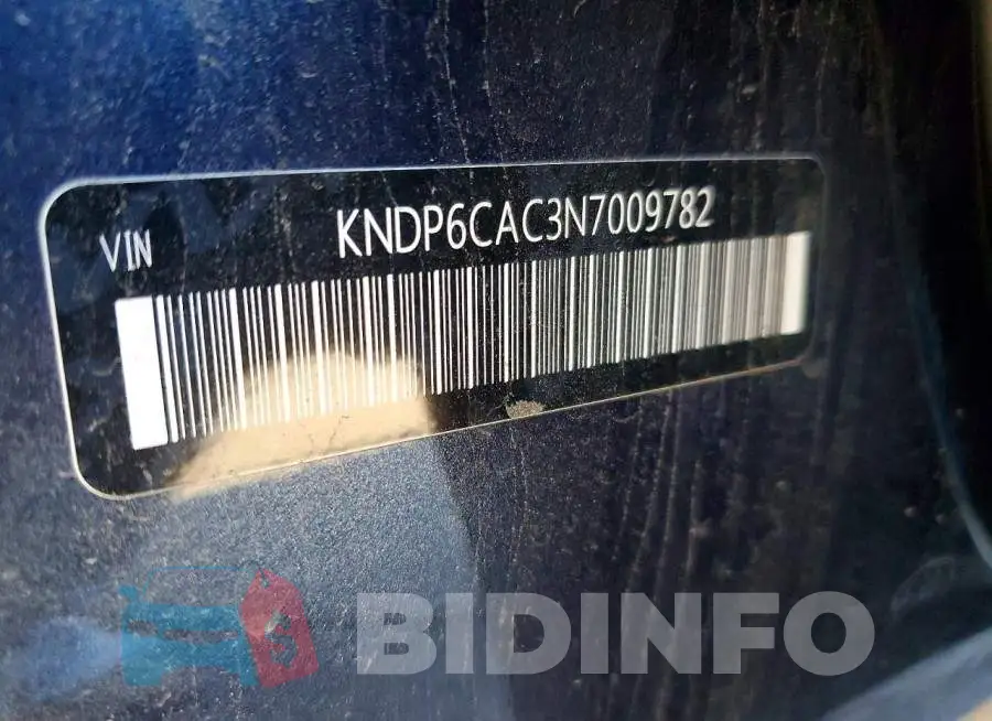 KNDP6CAC3N7009782 Photo# 12