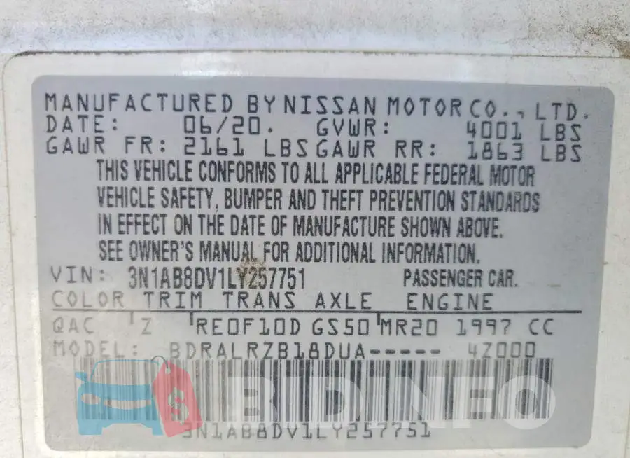 3N1AB8DV1LY257751 Photo# 13