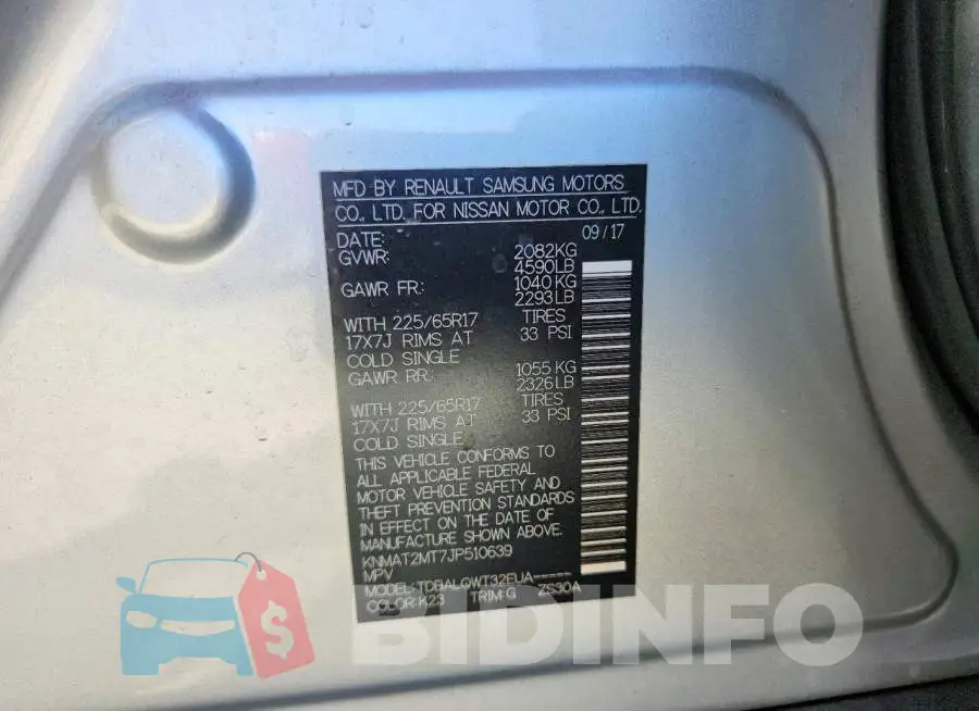 KNMAT2MT7JP510639 Photo# 14