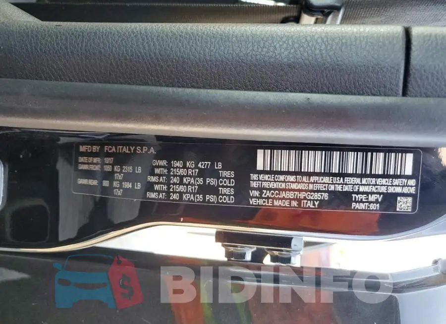 ZACCJABB7HPG28576 Photo# 13
