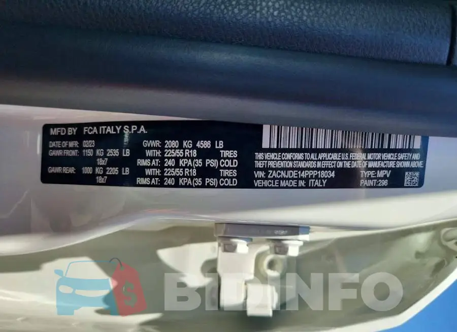 ZACNJDE14PPP18034 Photo# 12