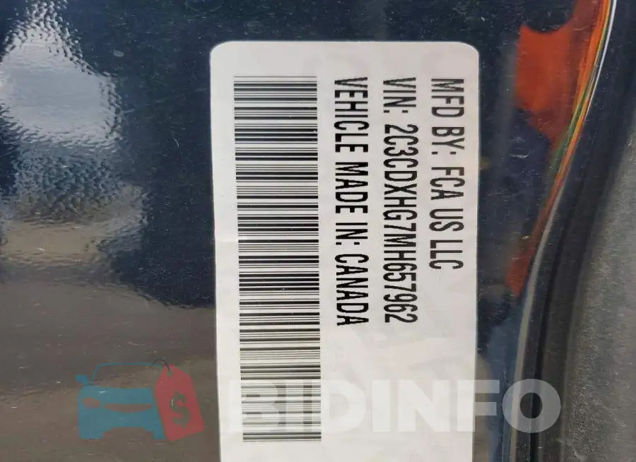 2C3CDXHG7MH657962 Photo# 12