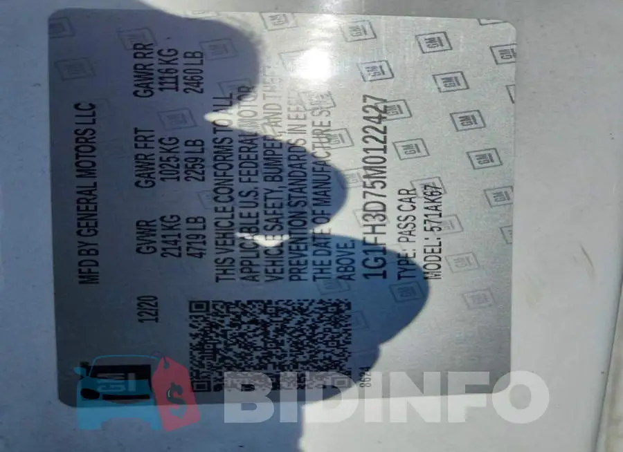 1G1FH3D75M0122427 Photo# 12