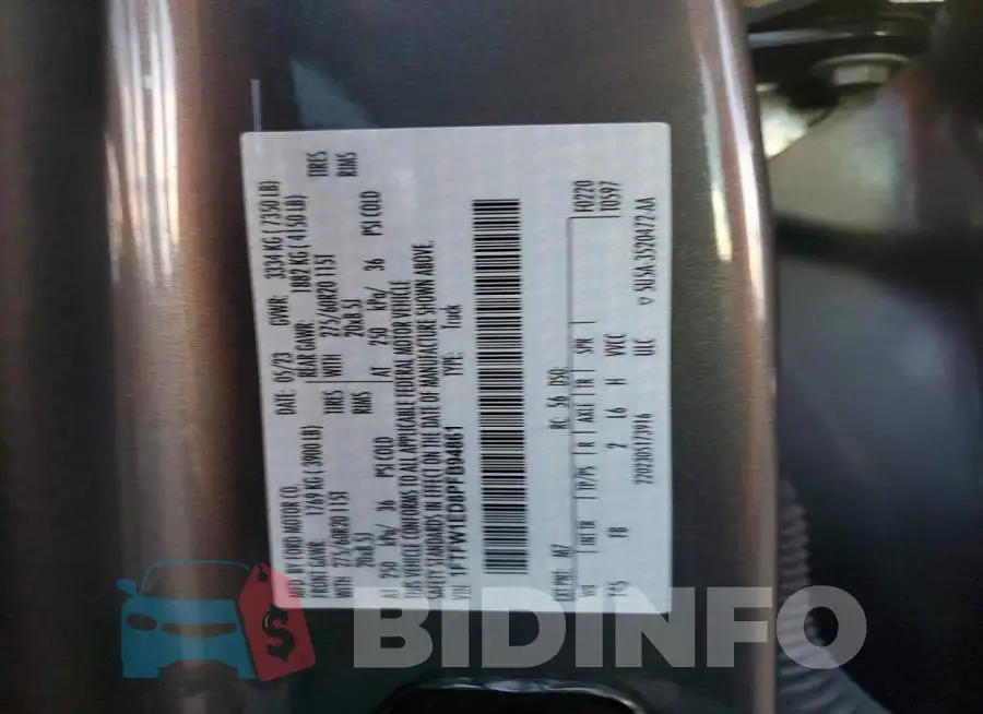 1FTFW1ED8PFB94861 Photo# 12