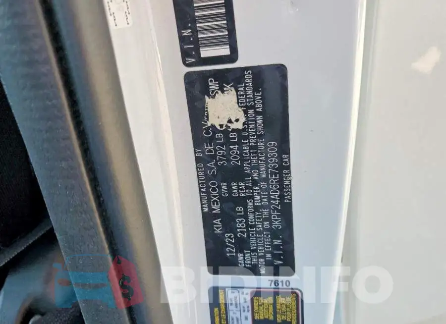 3KPF24AD6RE739309 Photo# 12