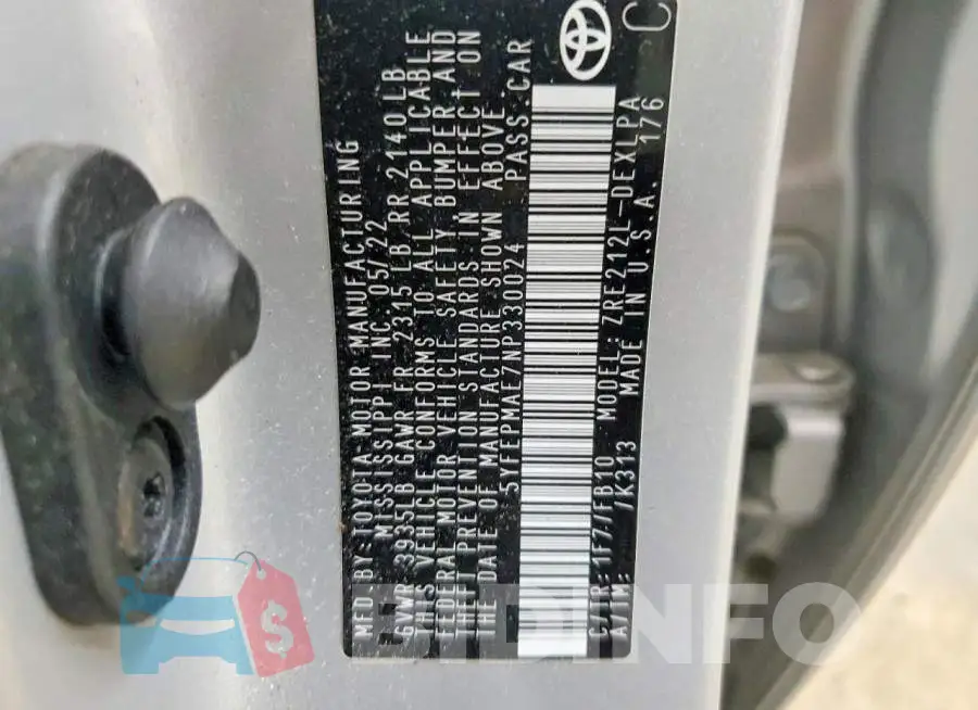 5YFEPMAE7NP330024 Photo# 12