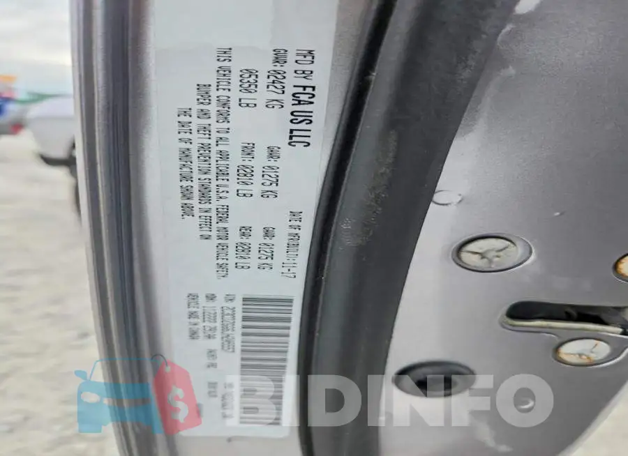 2C3CDZGG6JH205557 Photo# 12