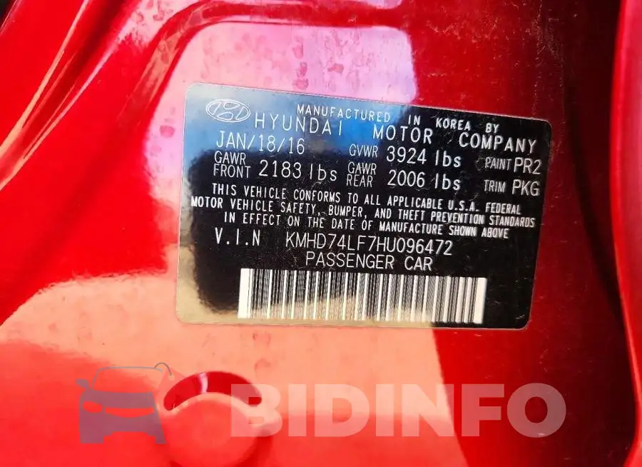 KMHD74LF7HU096472 Photo# 12