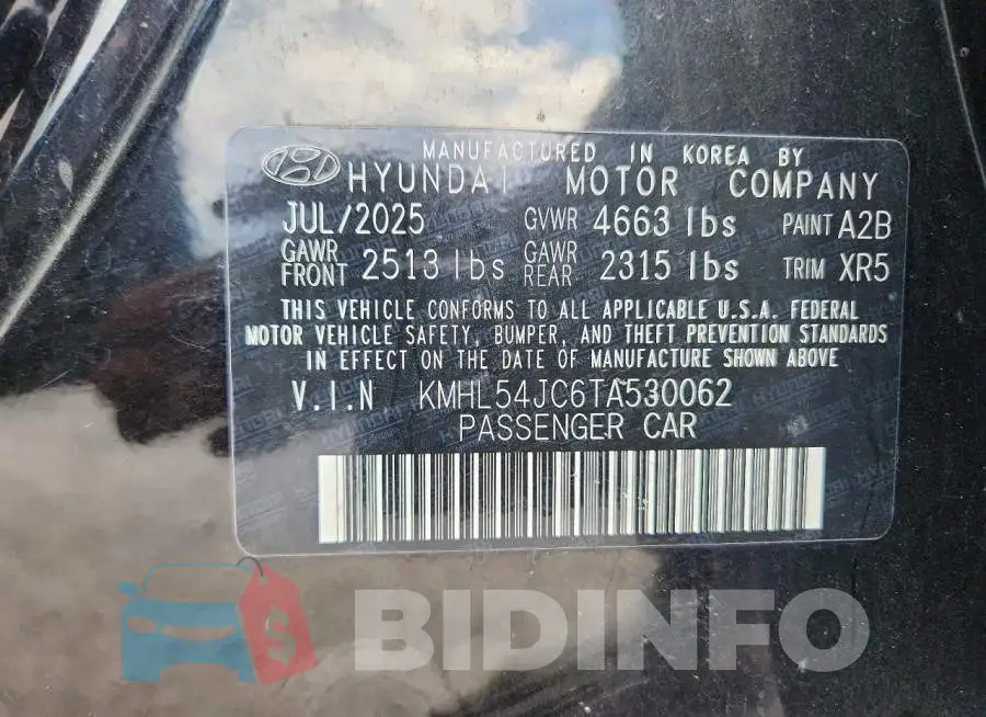 KMHL54JC6TA530062 Photo# 12