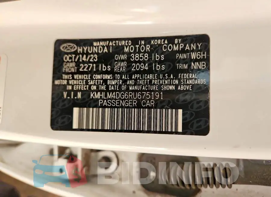 KMHLM4DG6RU675191 Photo# 12