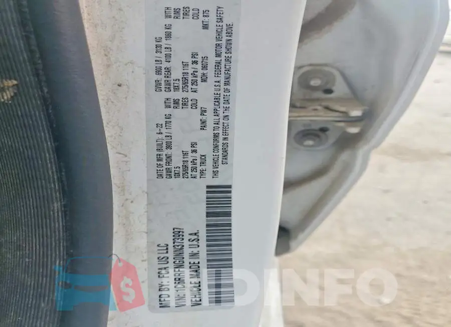 1C6RRFNG0NN373997 Photo# 12
