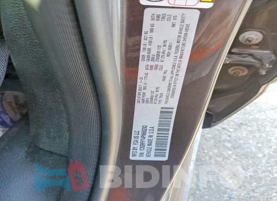 1C6SRFFT4PN660243 Photo# 12
