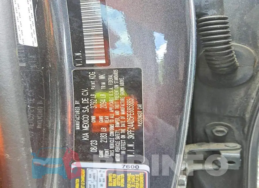 3KPF24AD5PE685885 Photo# 12