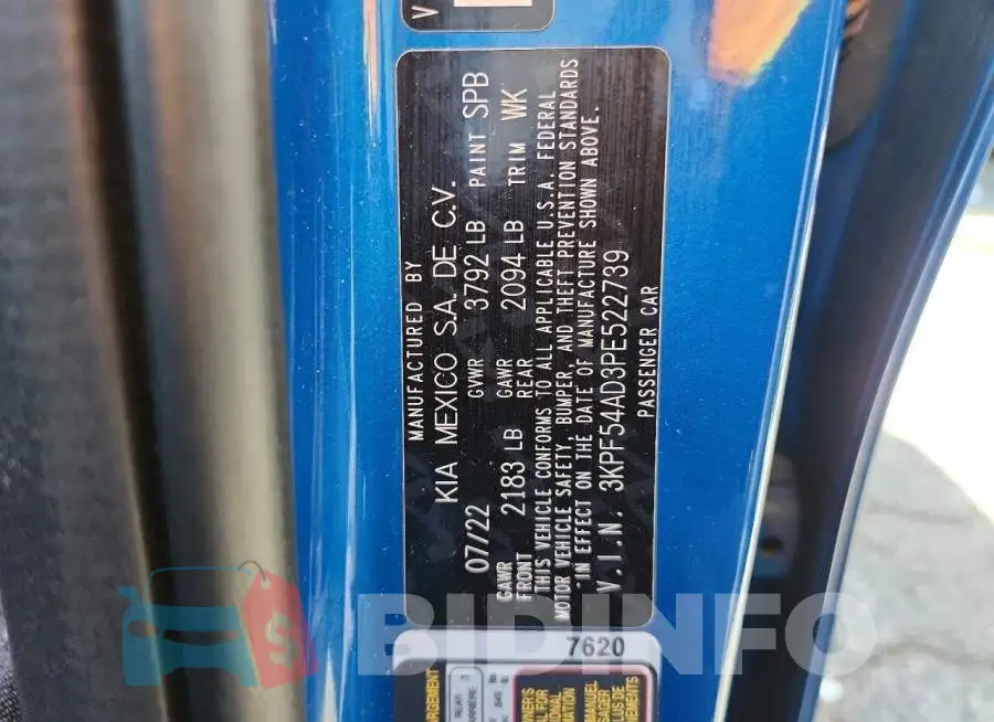 3KPF54AD3PE522739 Photo# 12