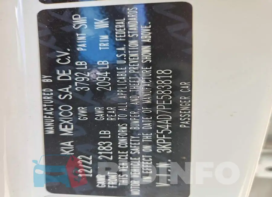 3KPF54AD7PE583818 Photo# 13