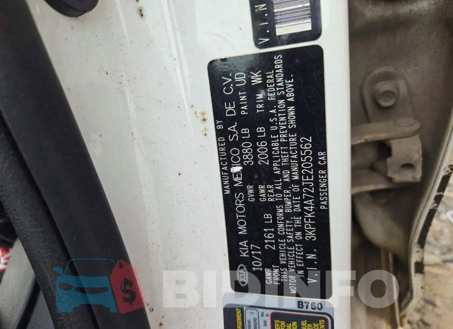 3KPFK4A72JE205562 Photo# 12