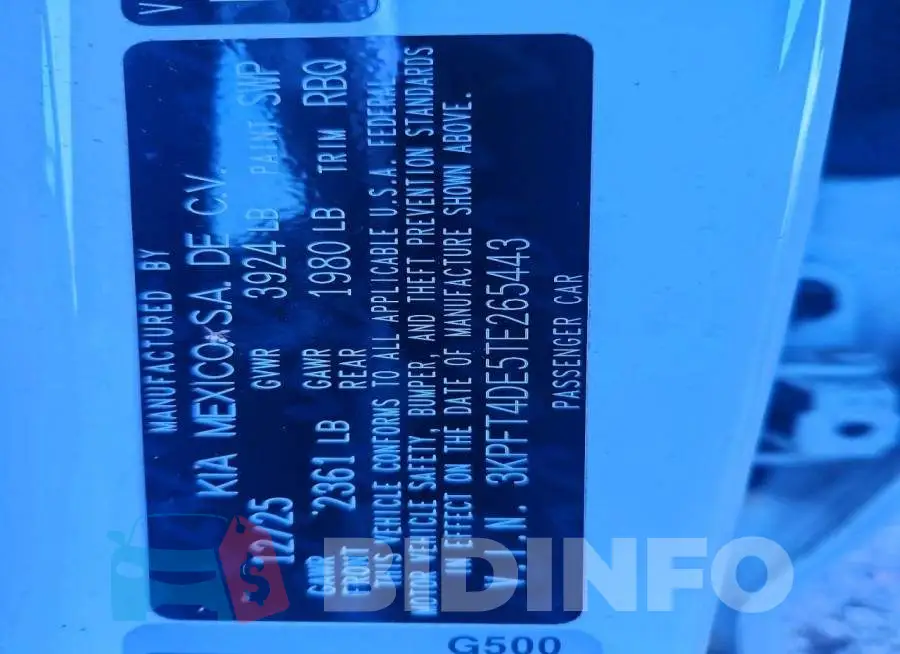 3KPFT4DE5TE265443 Photo# 12
