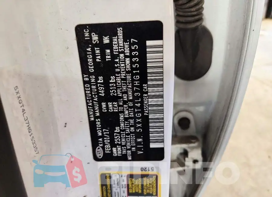 5XXGT4L37HG153357 Photo# 12
