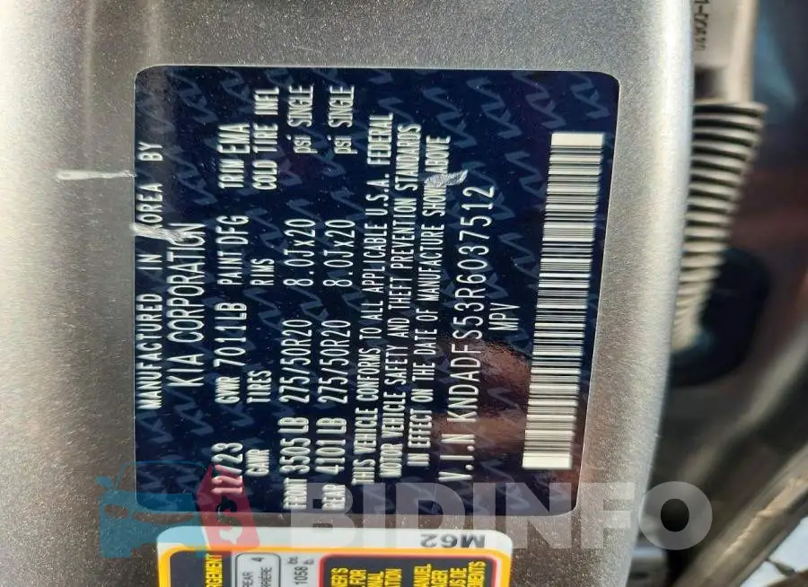KNDADFS53R6037512 Photo# 13