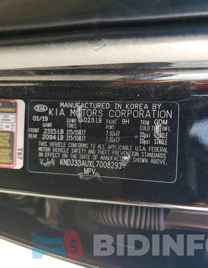 KNDJ33AUXL7008293 Photo# 13