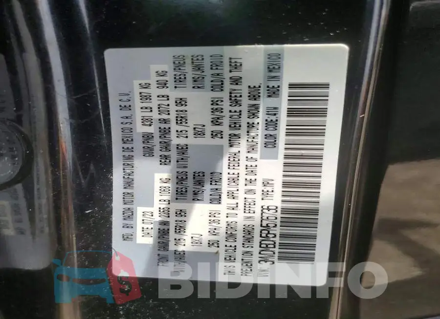 3MVDMBDM5PM576736 Photo# 13