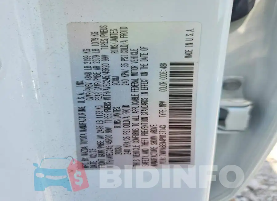 7MMVABEM4PN137143 Photo# 14