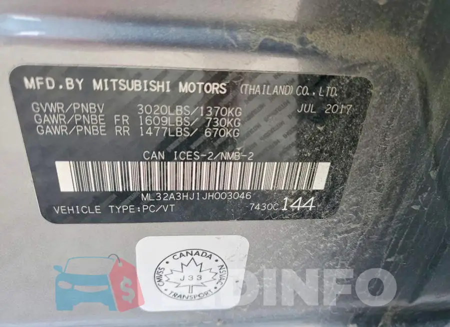 ML32A3HJ1JH003046 Photo# 12