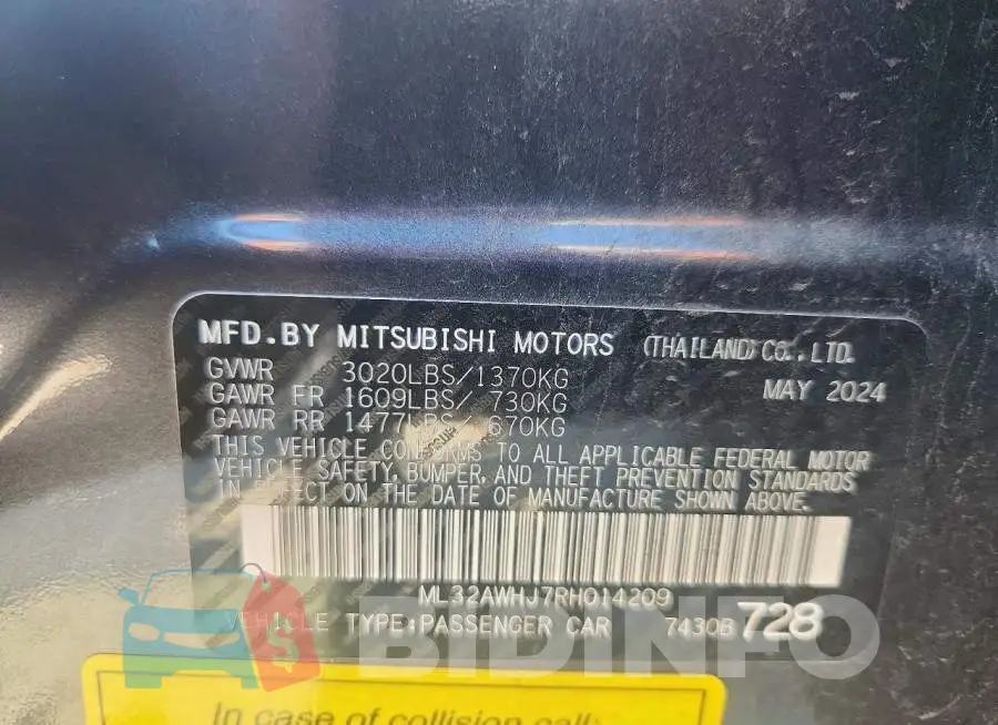ML32AWHJ7RH014209 Photo# 13