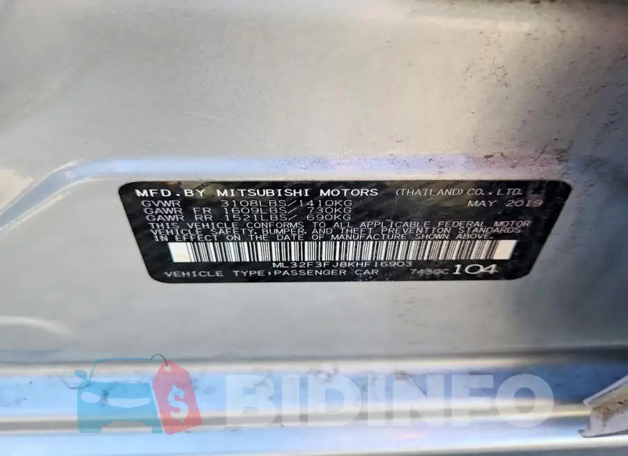 ML32F3FJ8KHF16903 Photo# 12