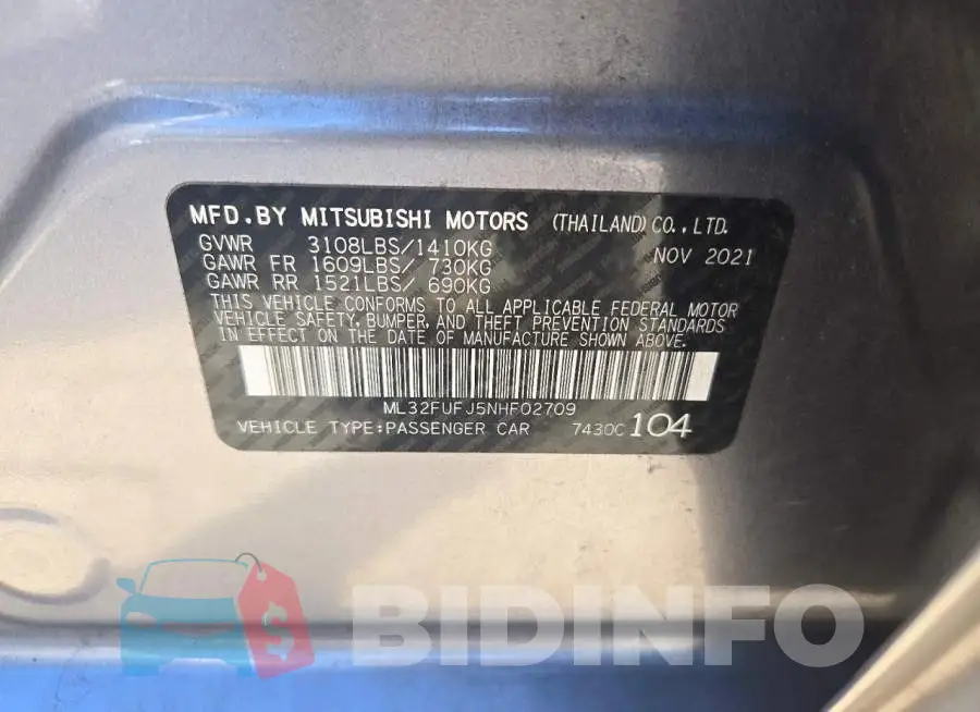 ML32FUFJ5NHF02709 Photo# 13