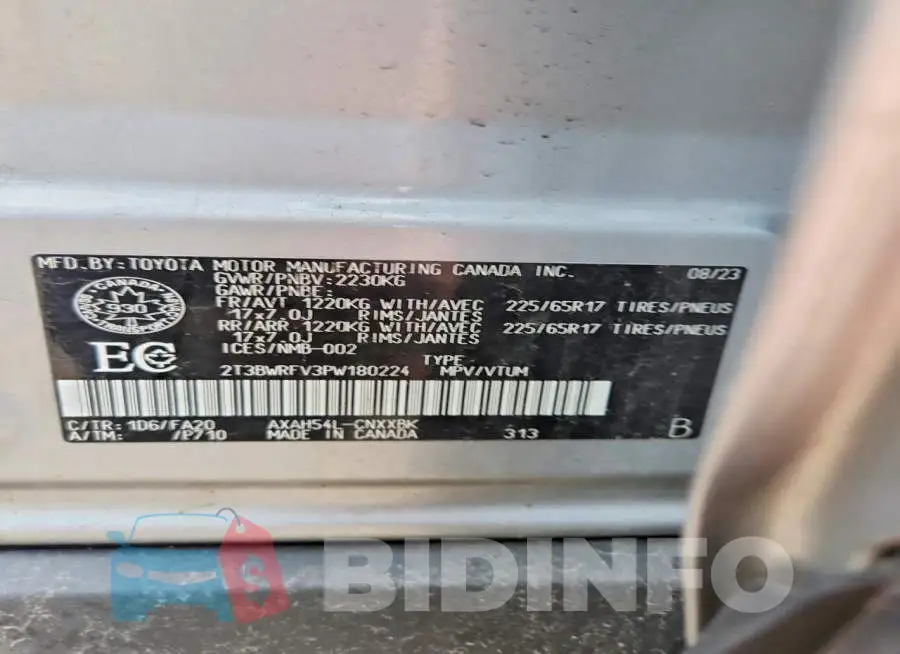 2T3BWRFV3PW180224 Photo# 13