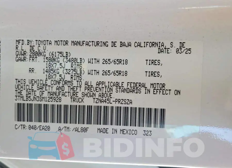 3TMLB5JN3SM125928 Photo# 13