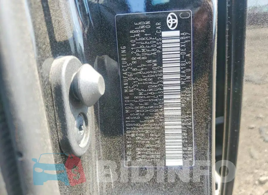 5YFB4MDE1SP332662 Photo# 12