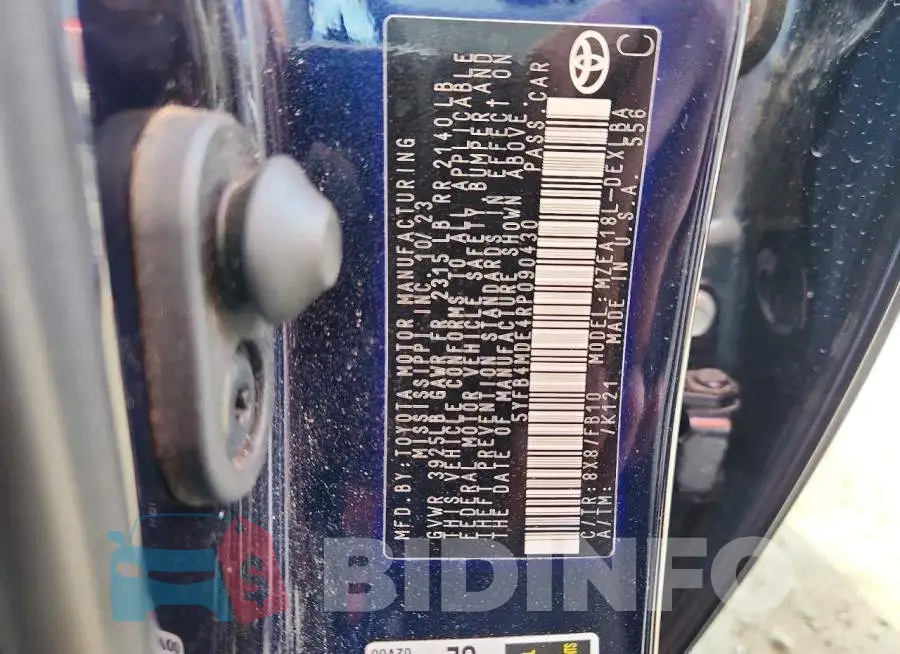 5YFB4MDE4RP090430 Photo# 12