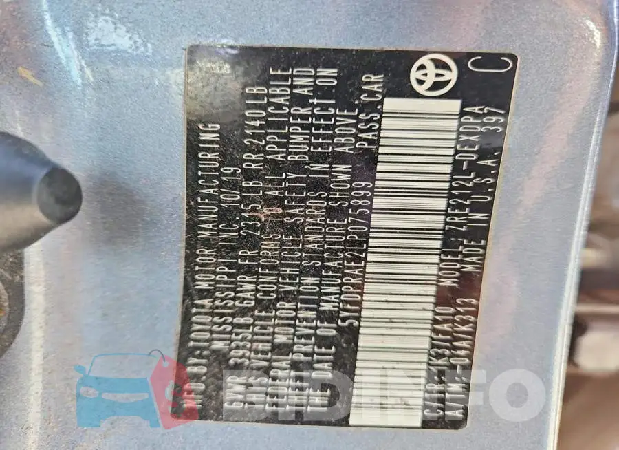 5YFDPRAE2LP075899 Photo# 13