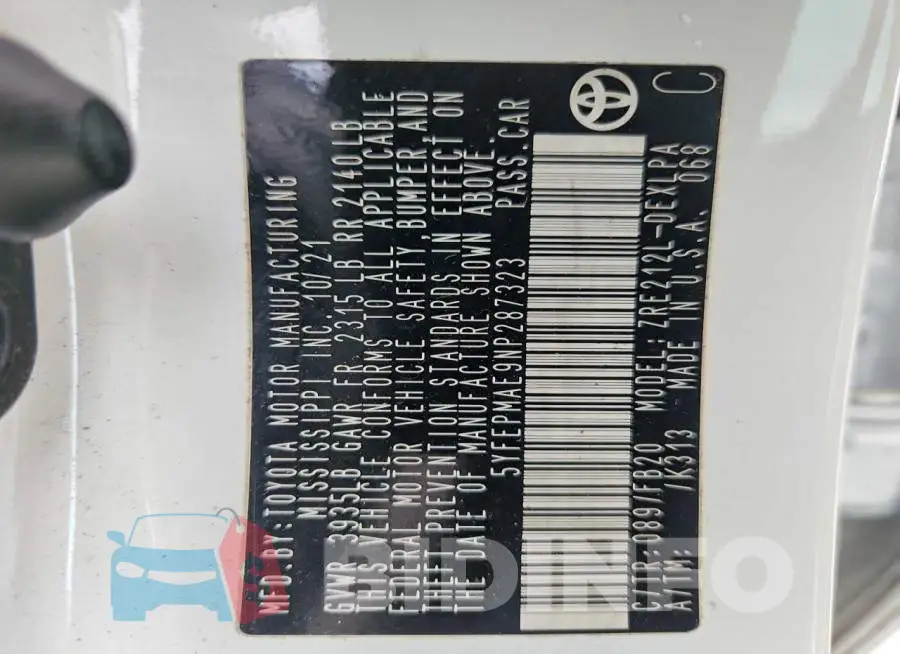 5YFEPMAE9NP287323 Photo# 13