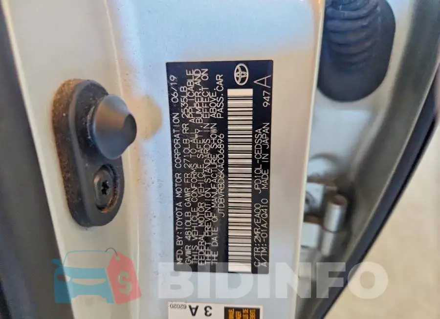 JTDBVRBD6KA006896 Photo# 12