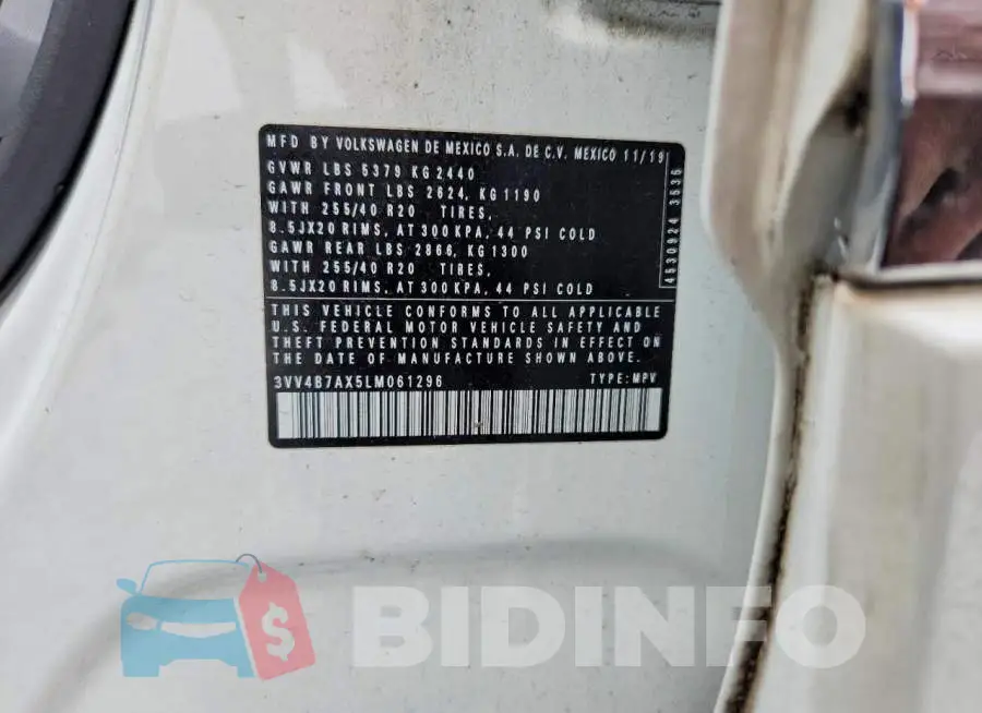 3VV4B7AX5LM061296 Photo# 13