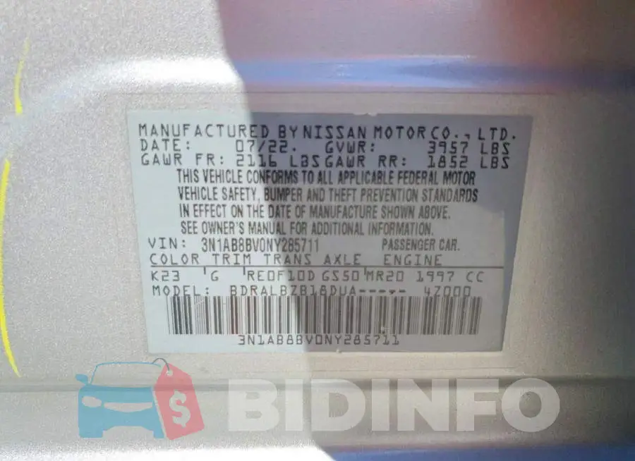 3N1AB8BV0NY285711 Photo# 12