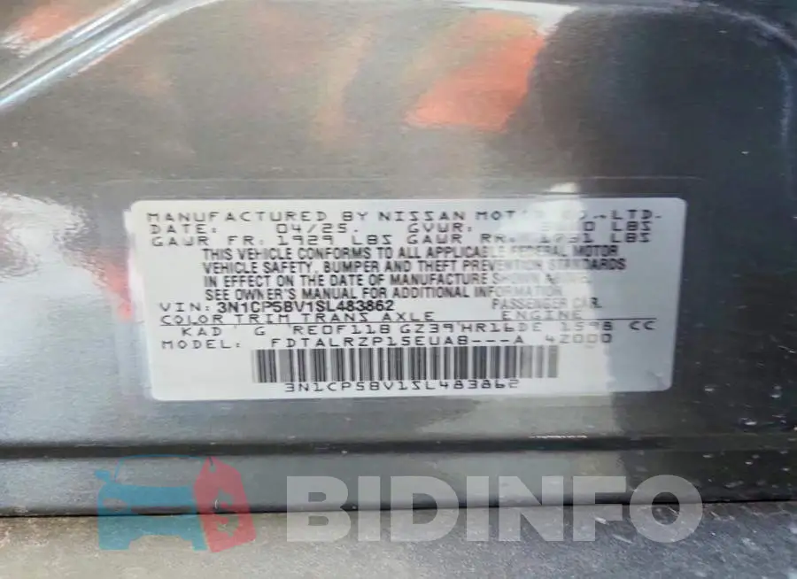 3N1CP5BV1SL483862 Photo# 12