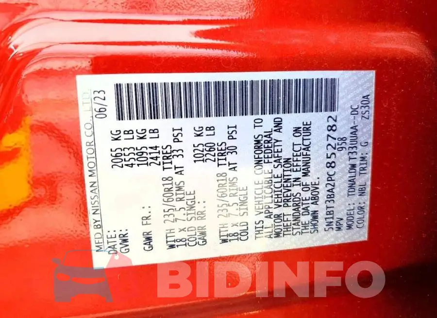 5N1BT3BA2PC852782 Photo# 13