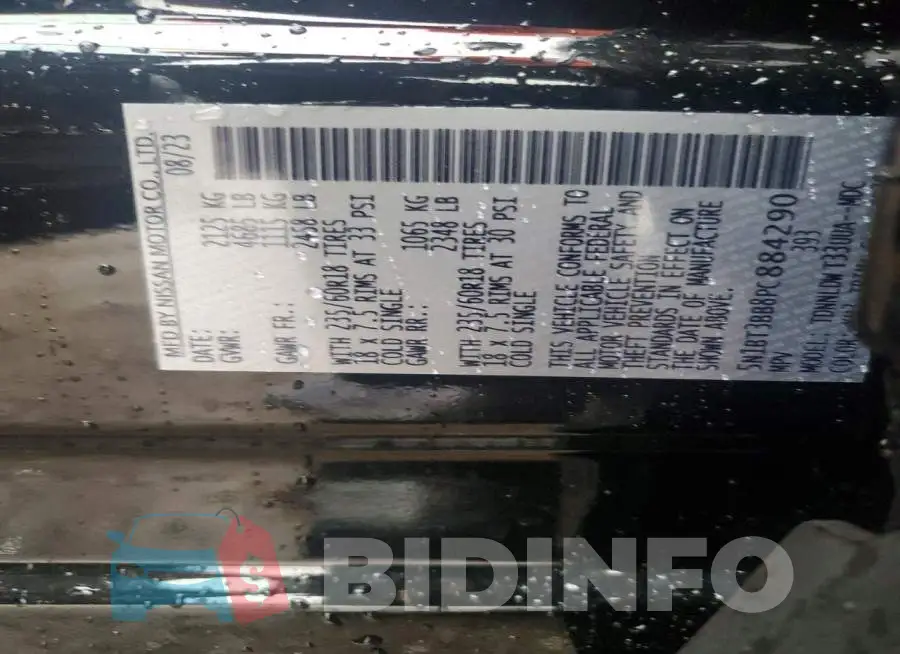 5N1BT3BB8PC884290 Photo# 13