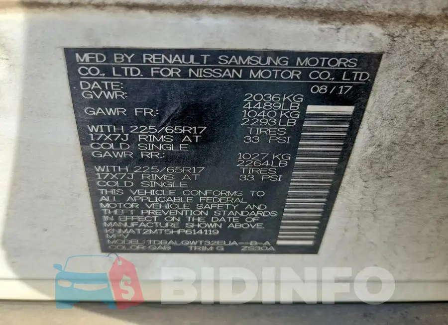 KNMAT2MT5HP614119 Photo# 13