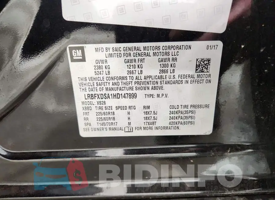 LRBFXDSA1HD147899 Photo# 12