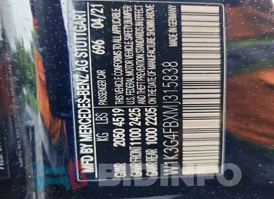 W1K3G4FBXMJ315838 Photo# 12