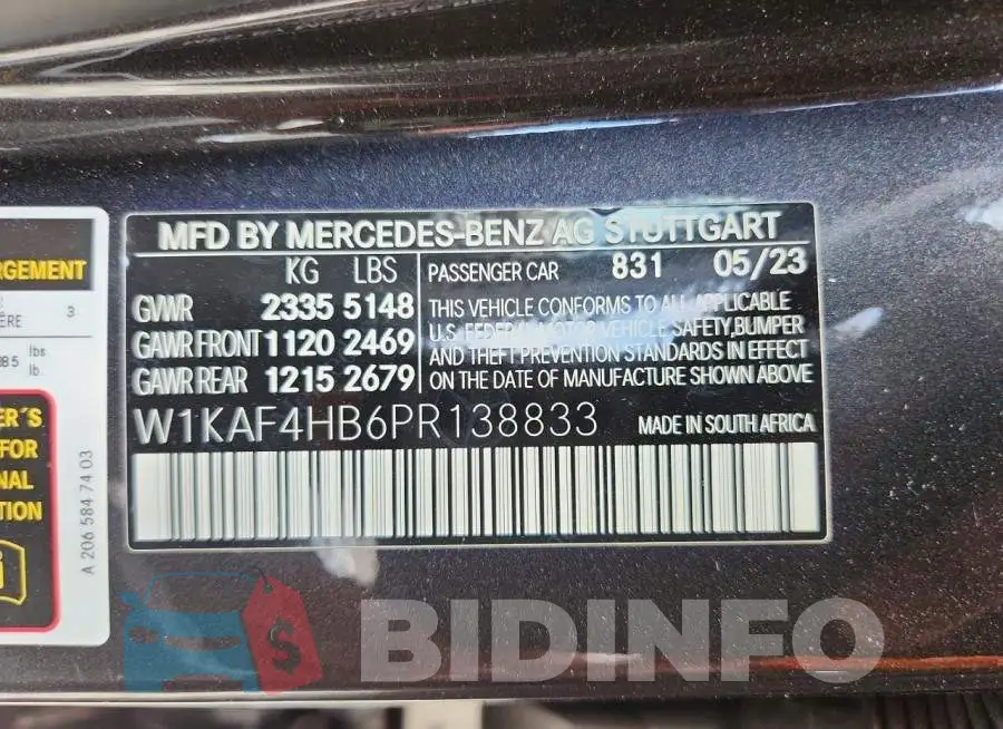 W1KAF4HB6PR138833 Photo# 12