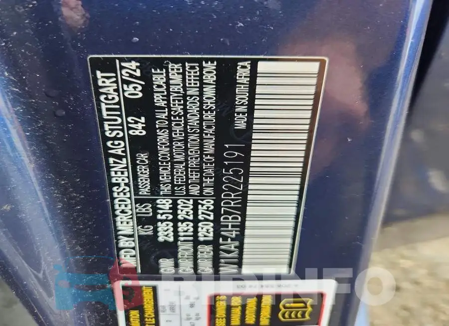 W1KAF4HB7RR225191 Photo# 12